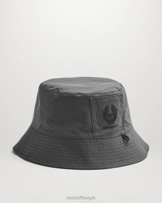 accessoire geheugenshell vooruit blauw omkeerbare vissershoed Heren Belstaff 624D383