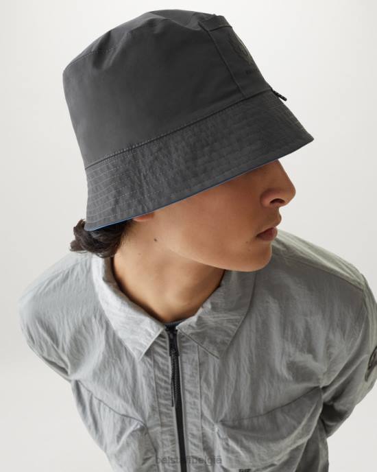 accessoire geheugenshell vooruit blauw omkeerbare vissershoed Heren Belstaff 624D383