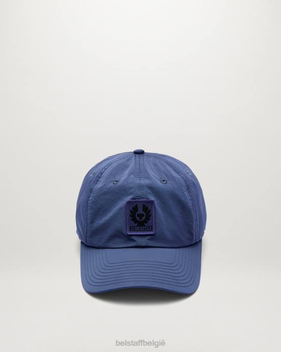accessoire glans shell naar voren blauw Pet met Phoenix-logo Heren Belstaff 624D386