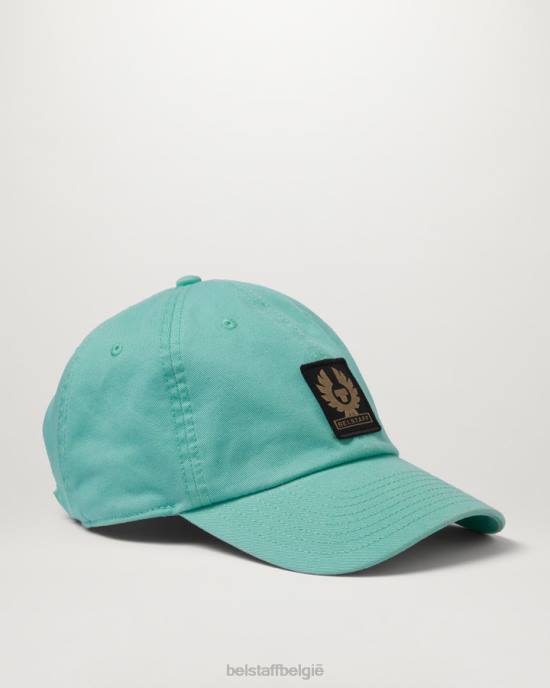 accessoire katoen oceaangroen Pet met Phoenix-logo Heren Belstaff 624D400