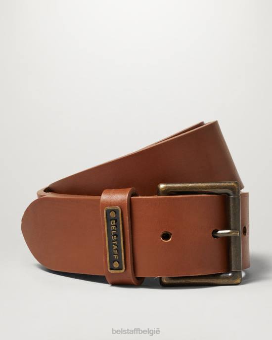accessoire kalfsleer kastanje grootboek riem Heren Belstaff 624D378