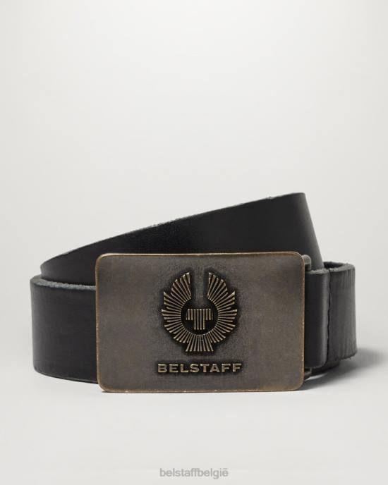 accessoire kalfsleer zwart feniks riem Heren Belstaff 624D376