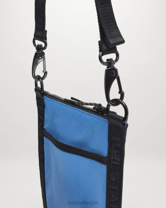 accessoire geheugenshell vooruit blauw crossbody zak Heren Belstaff 624D365