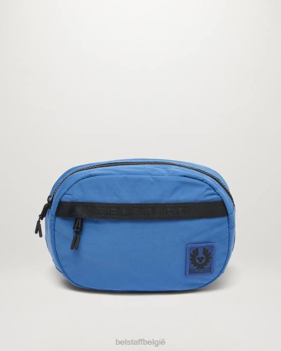 accessoire geheugenshell vooruit blauw heuptasje Heren Belstaff 624D366