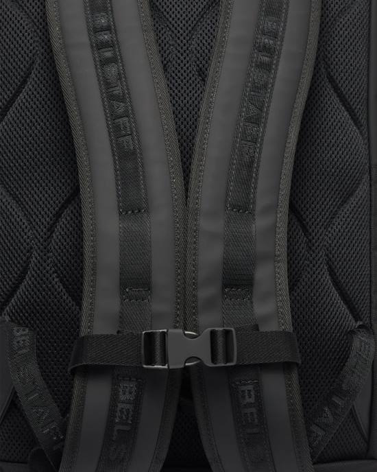 accessoire ultrasoon gelast rubber mat zwart rugzak met roltop Heren Belstaff 624D368