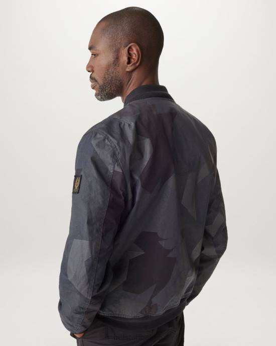 kleding bedrukte droge was katoen zwart fragment phoenix comborjasje Heren Belstaff 624D17