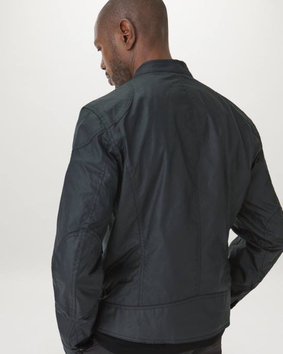 kleding gewaxt katoen donker marineblauw Kelland jas Heren Belstaff 624D31