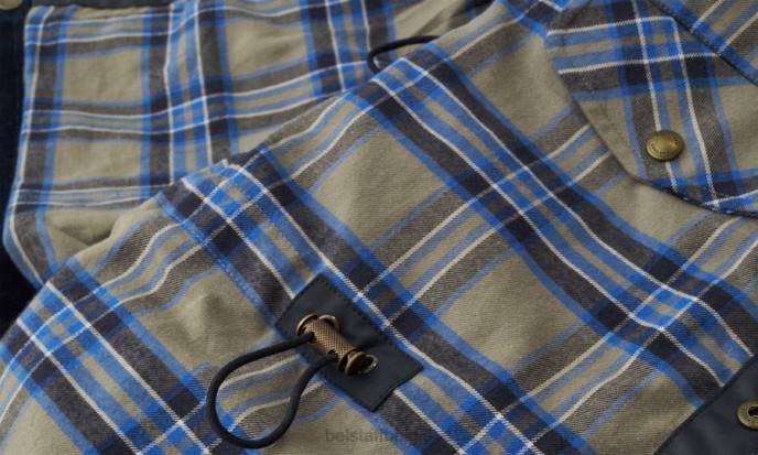 kleding gewaxt katoen donker marineblauw veldmeester jas Heren Belstaff 624D24