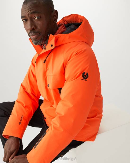 kleding tex signaal oranje astrale jas Heren Belstaff 624D121