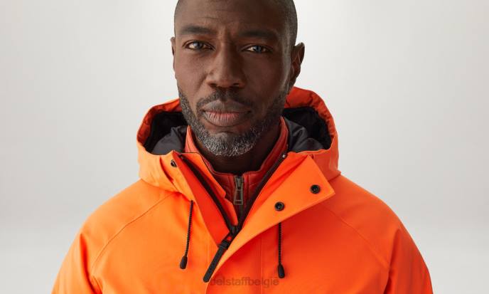 kleding tex signaal oranje astrale jas Heren Belstaff 624D121