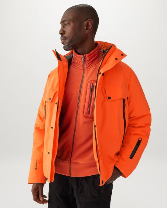 kleding tex signaal oranje astrale jas Heren Belstaff 624D121