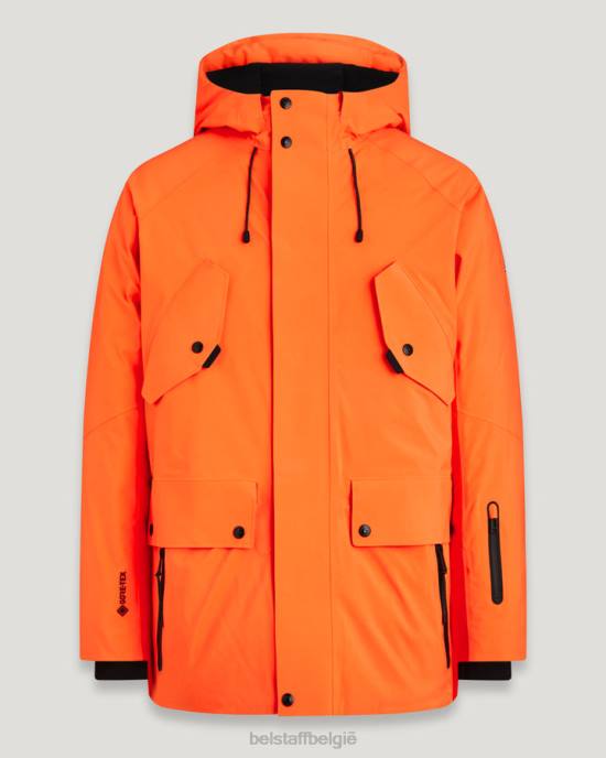 kleding tex signaal oranje hoogte parka Heren Belstaff 624D125