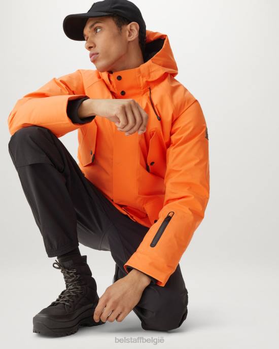 kleding tex signaal oranje hoogte parka Heren Belstaff 624D125