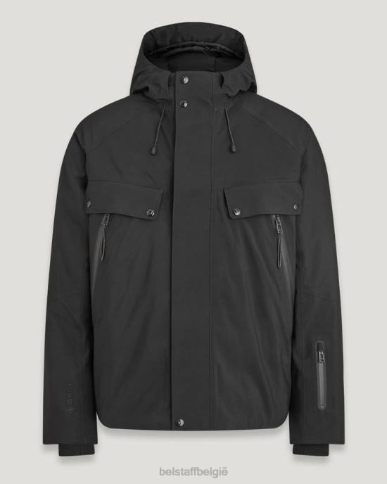 kleding tex zwart astrale jas Heren Belstaff 624D117