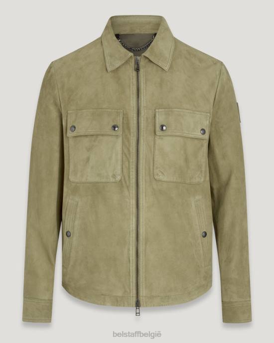 kleding suède aloë tour-overshirt Heren Belstaff 624D6
