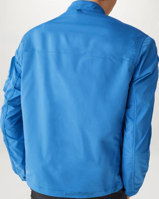 kleding geheugenshell vooruit blauw straal jas Heren Belstaff 624D69