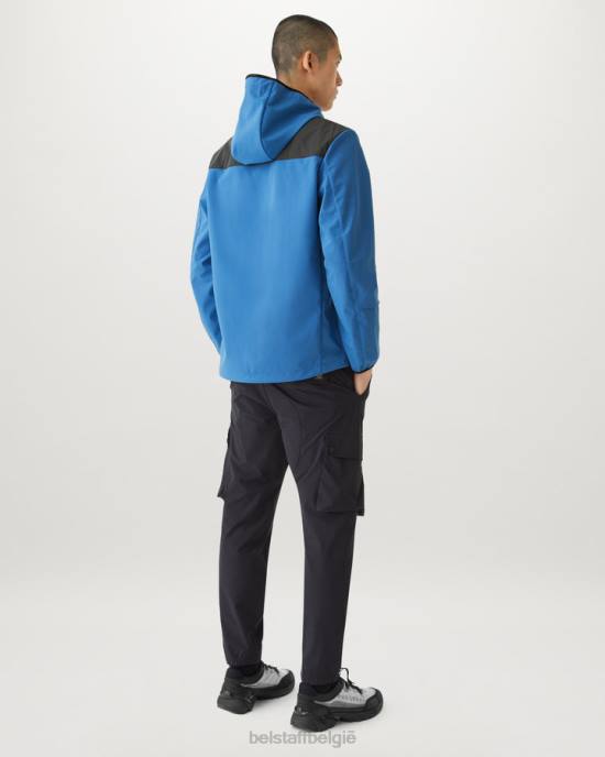 kleding softshell vooruit blauw impact jas Heren Belstaff 624D68