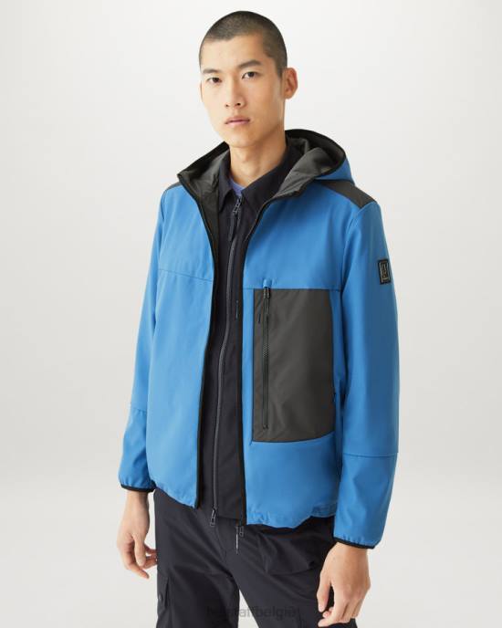 kleding softshell vooruit blauw impact jas Heren Belstaff 624D68