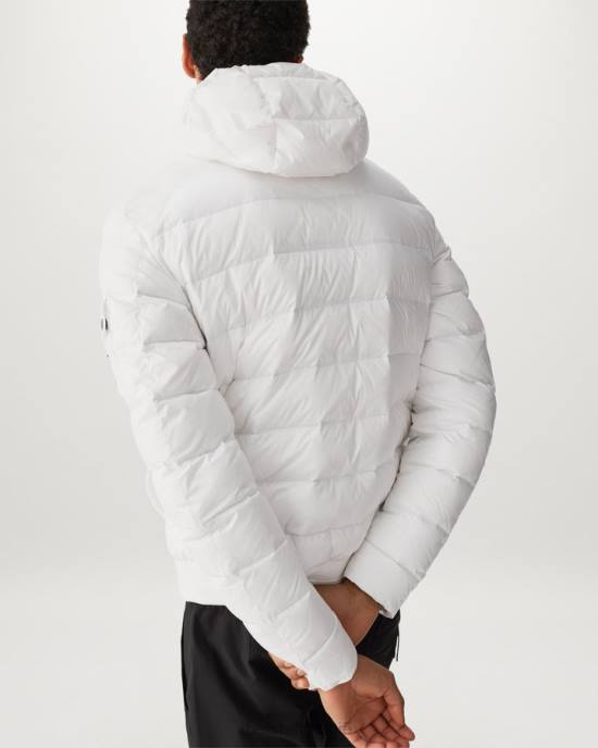 kleding dons gevuld nylon wit/oud zilver stadion jas Heren Belstaff 624D51
