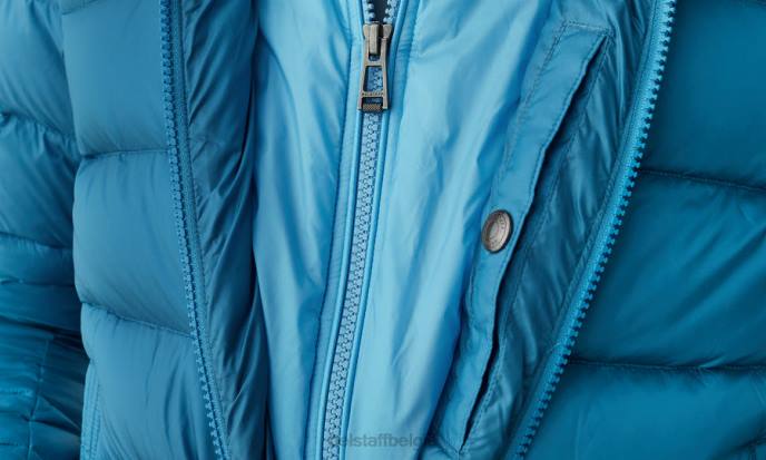 kleding donsgevuld nylon oceaanblauw/horizonblauw stadion jas Heren Belstaff 624D52