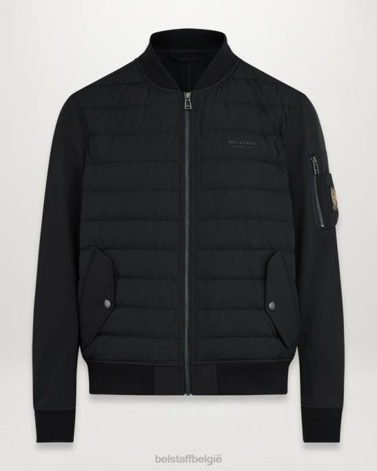 kleding softshell hybride zwart mantel jas Heren Belstaff 624D55