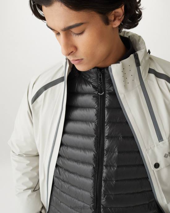 kleding ultra lichtgewicht dons zwart casco jas Heren Belstaff 624D44