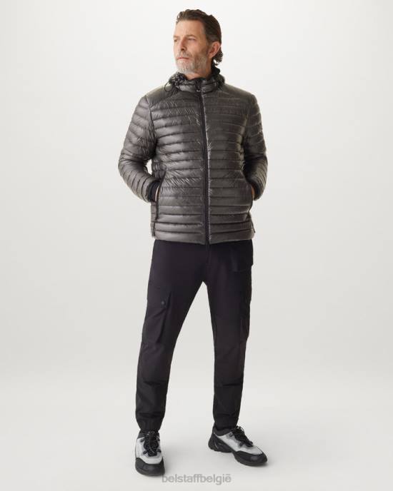 kleding ultra lichtgewicht dons zwart luchtsnelheid jas Heren Belstaff 624D43