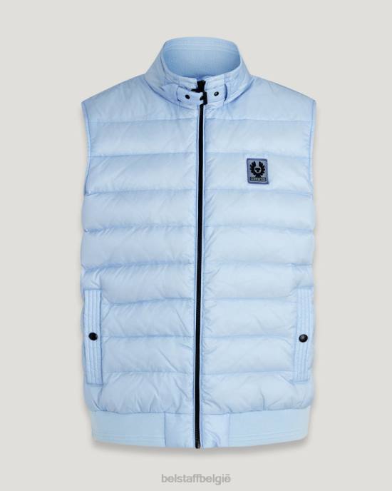 kleding donsgevuld nylon hemelsblauw circuitvest Heren Belstaff 624D108