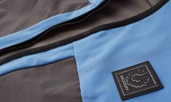 kleding softshell vooruit blauw verhouding gilet Heren Belstaff 624D106