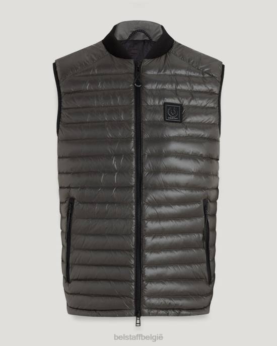 kleding ultra lichtgewicht dons zwart casco gilet Heren Belstaff 624D105