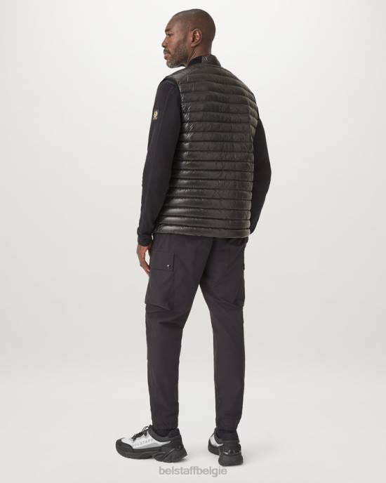 kleding ultra lichtgewicht dons zwart casco gilet Heren Belstaff 624D105