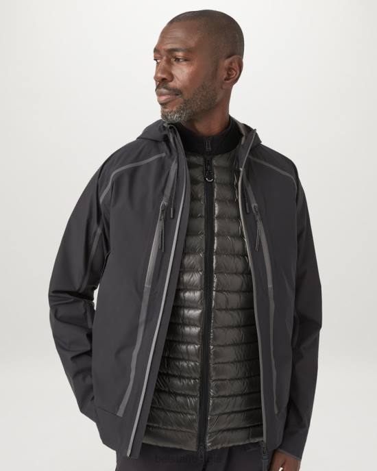 kleding ultra lichtgewicht dons zwart casco gilet Heren Belstaff 624D105