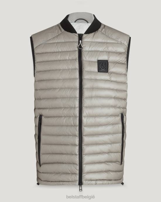 kleding ultra lichtgewicht donszilver casco gilet Heren Belstaff 624D107