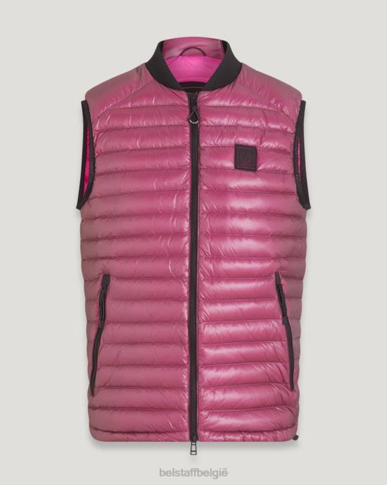 kleding ultralicht dons neonroze casco gilet Heren Belstaff 624D109