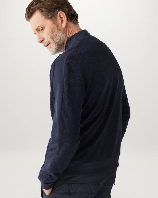 kleding handdoek donkere inkt Sweatshirt met ritssluiting Heren Belstaff 624D231