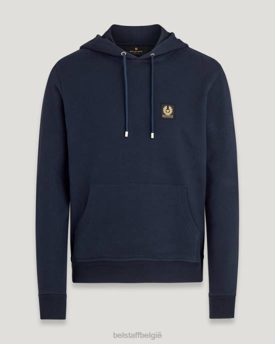 kleding katoenfleece donkere inkt capuchon Heren Belstaff 624D251