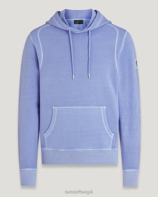 kleding kledingkleurstof lichtgewicht fleece mauve meter hoodie Heren Belstaff 624D225