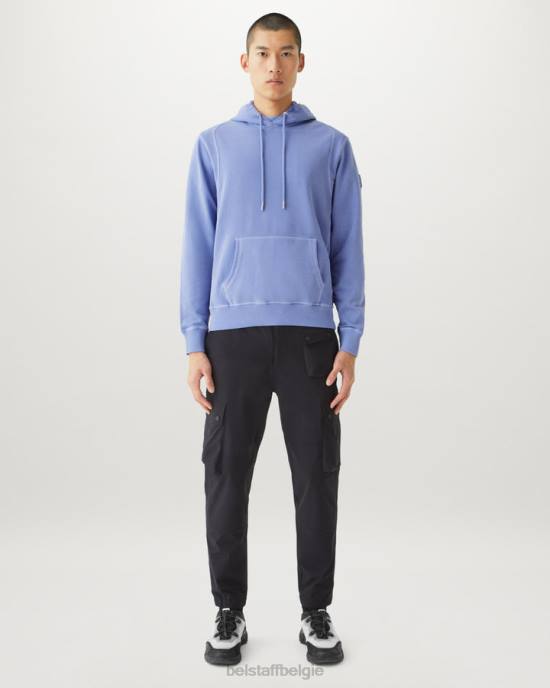 kleding kledingkleurstof lichtgewicht fleece mauve meter hoodie Heren Belstaff 624D225