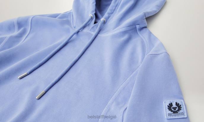 kleding kledingkleurstof lichtgewicht fleece mauve meter hoodie Heren Belstaff 624D225