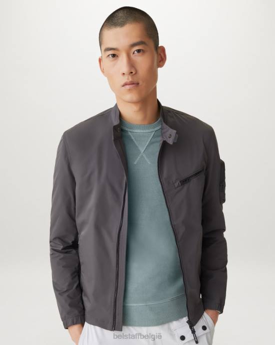 kleding kledingverf lichtgewicht fleece staalgroen gibe sweatshirt Heren Belstaff 624D227