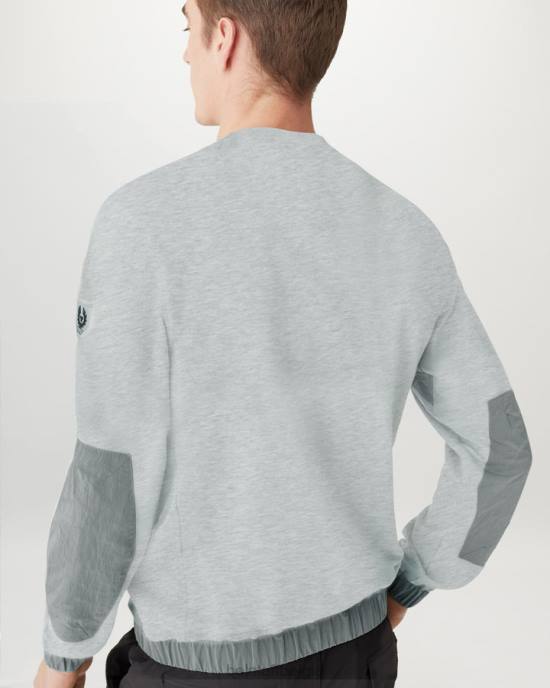 kleding lichtgewicht fleece oud zilver spinnaker-sweatshirt Heren Belstaff 624D223