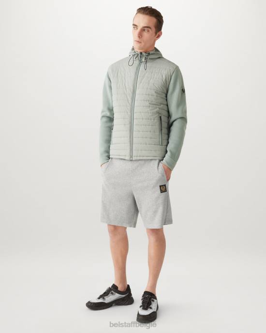 kleding badstof oude zilveren heide trawler sweatshort Heren Belstaff 624D323