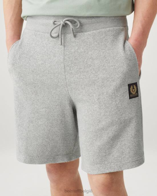 kleding badstof oude zilveren heide trawler sweatshort Heren Belstaff 624D323