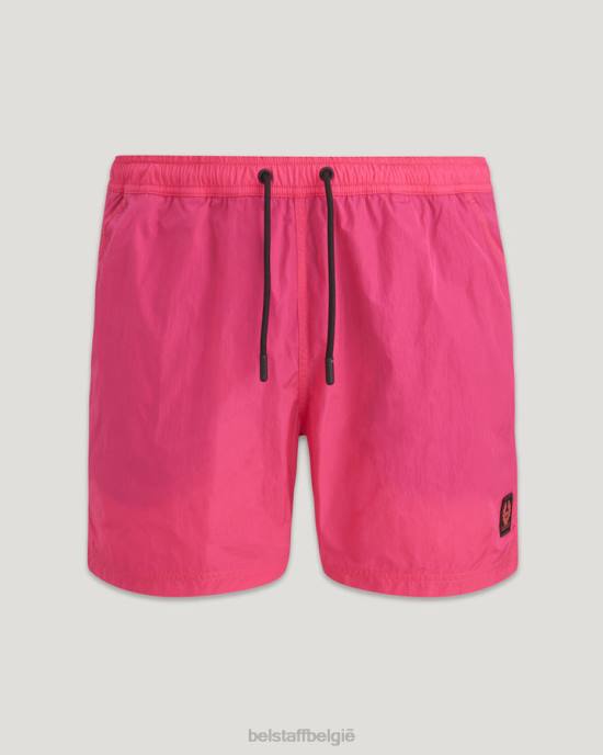 kleding glinsterende schelp fuchsia roze clipper zwembroek Heren Belstaff 624D332