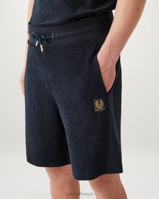 kleding handdoek donkere inkt trawler sweatshort Heren Belstaff 624D324