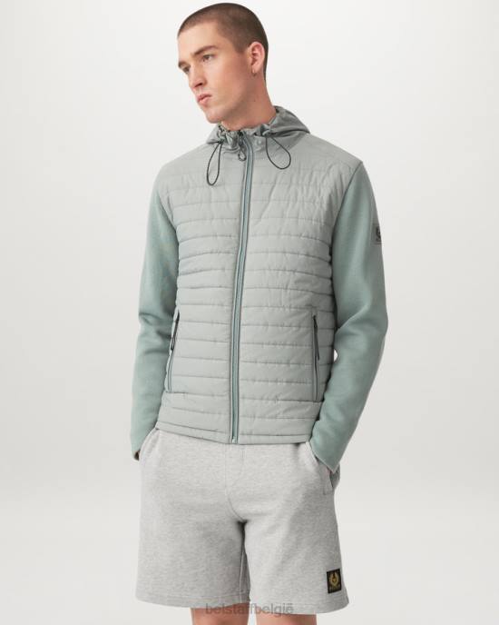 kleding katoenfleece oud zilver gemêleerd joggingbroek Heren Belstaff 624D336