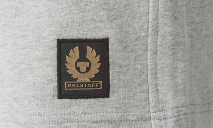 kleding katoenfleece oud zilver gemêleerd joggingbroek Heren Belstaff 624D336