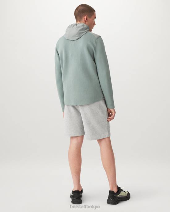 kleding katoenfleece oud zilver gemêleerd joggingbroek Heren Belstaff 624D336