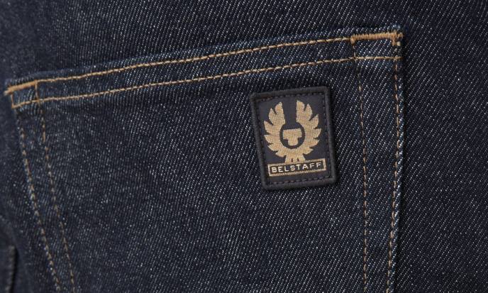 kleding gespoelde stretchdenim indigo longton slanke jeans Heren Belstaff 624D317