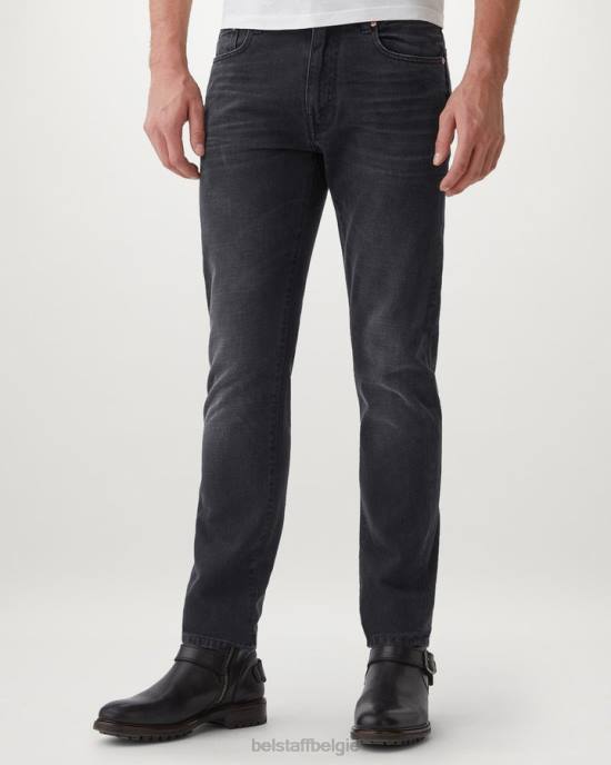 kleding gewassen denim, gewassen zwart longton slanke jeans Heren Belstaff 624D310